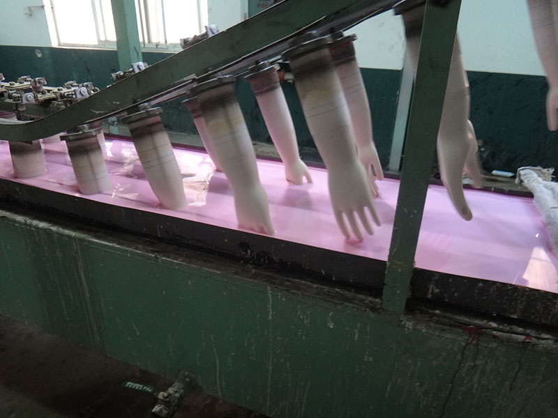 Household glove production line
